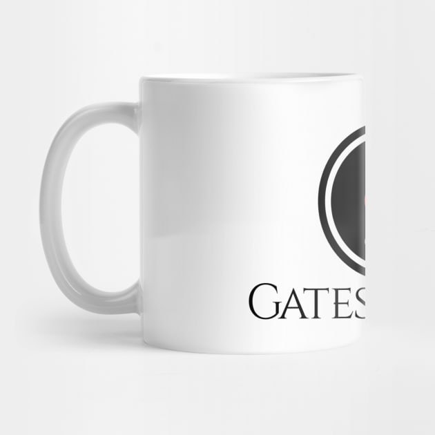 Gates of Fire logo - Black on White by GatesOfFire